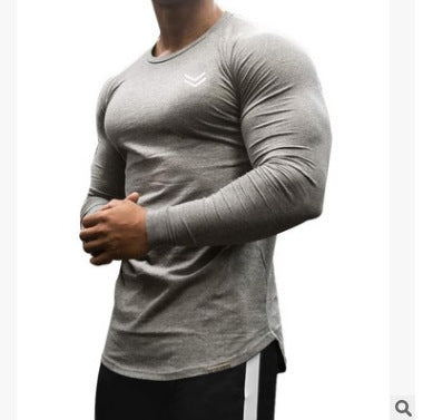 Quick Drying Sports Shirt - Men's Slim Fit Long Sleeve Workout Top