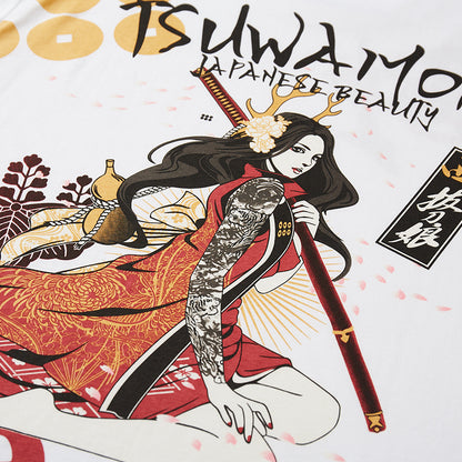 Embroidered Cotton T-Shirts - Unisex Round Neck Short Sleeve Casual Summer Shirts