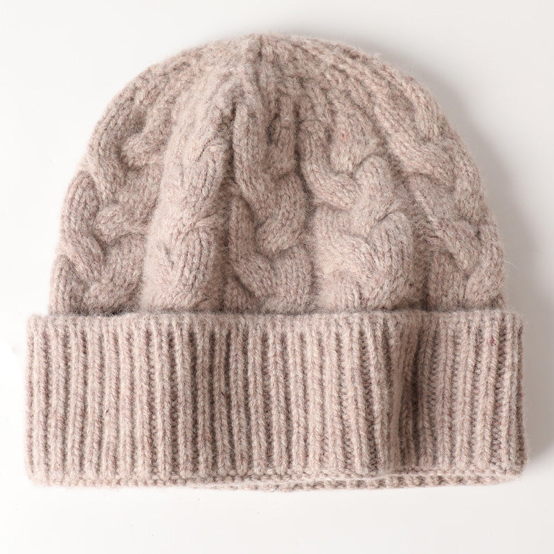 Woolen Winter Cap – Warm Thick Wool Hat With Cold Proof Ear Protection