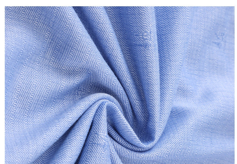 Men's Long Sleeve Shirt - Casual Polyester Pullover Top With Lapel Collar