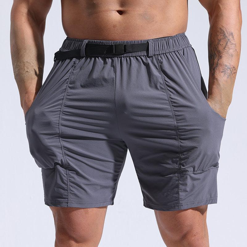 Athletic Shorts Men | Men's Cargo Shorts With Elastic Waistband & Pockets