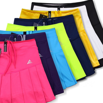 Girls Tennis Skirts With Safety Shorts | Quick Dry Women Badminton Skirt