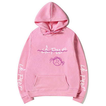 Lil Peep Hoodies - Graphic Hooded Sweatshirt | Loose Fit Pullover Fleece