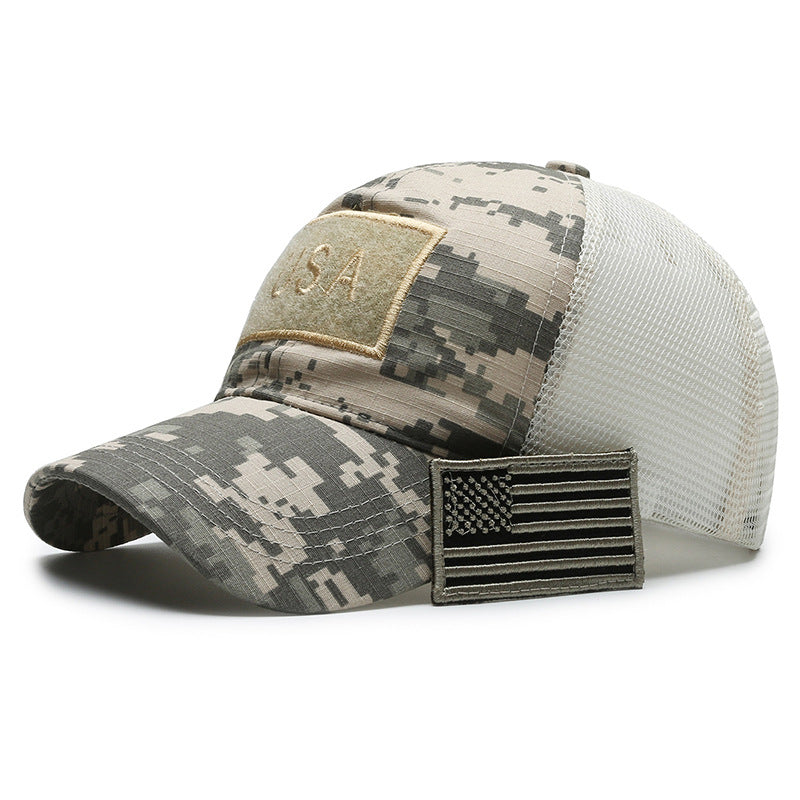 Camouflage Baseball Hat – Adjustable Camo Cap With Breathable Sunshade