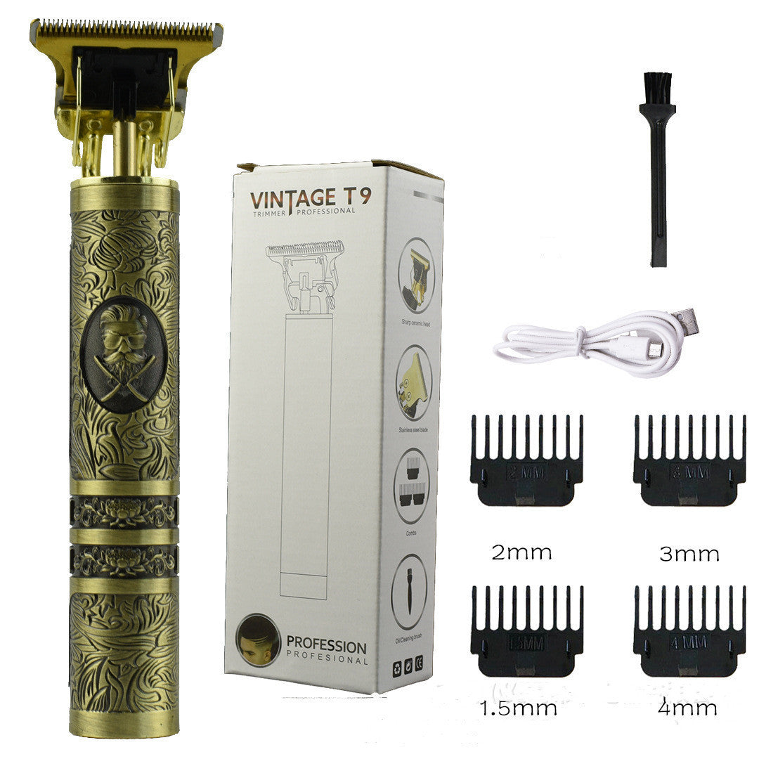 Cordless Hair Trimmer - Wireless Hair Clipper With Titanium Blade & Copper Motor