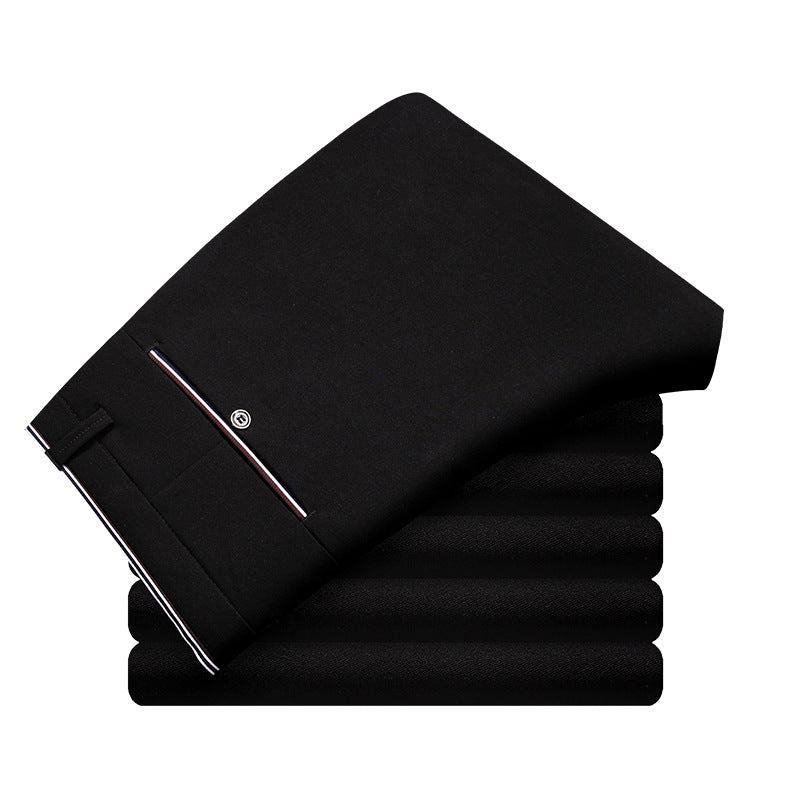 Business Casual Pants | Cotton Blend Trousers | Slim Fit Chinos For Men