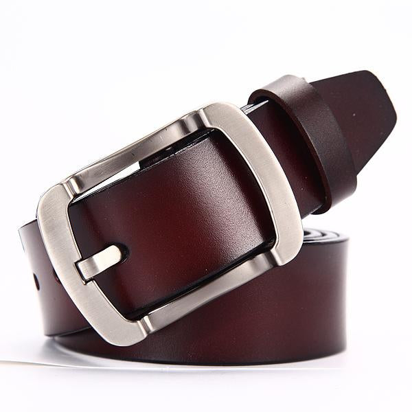 Genuine Leather Belts – Men’s Classic Luxury Belt With Durable Strap