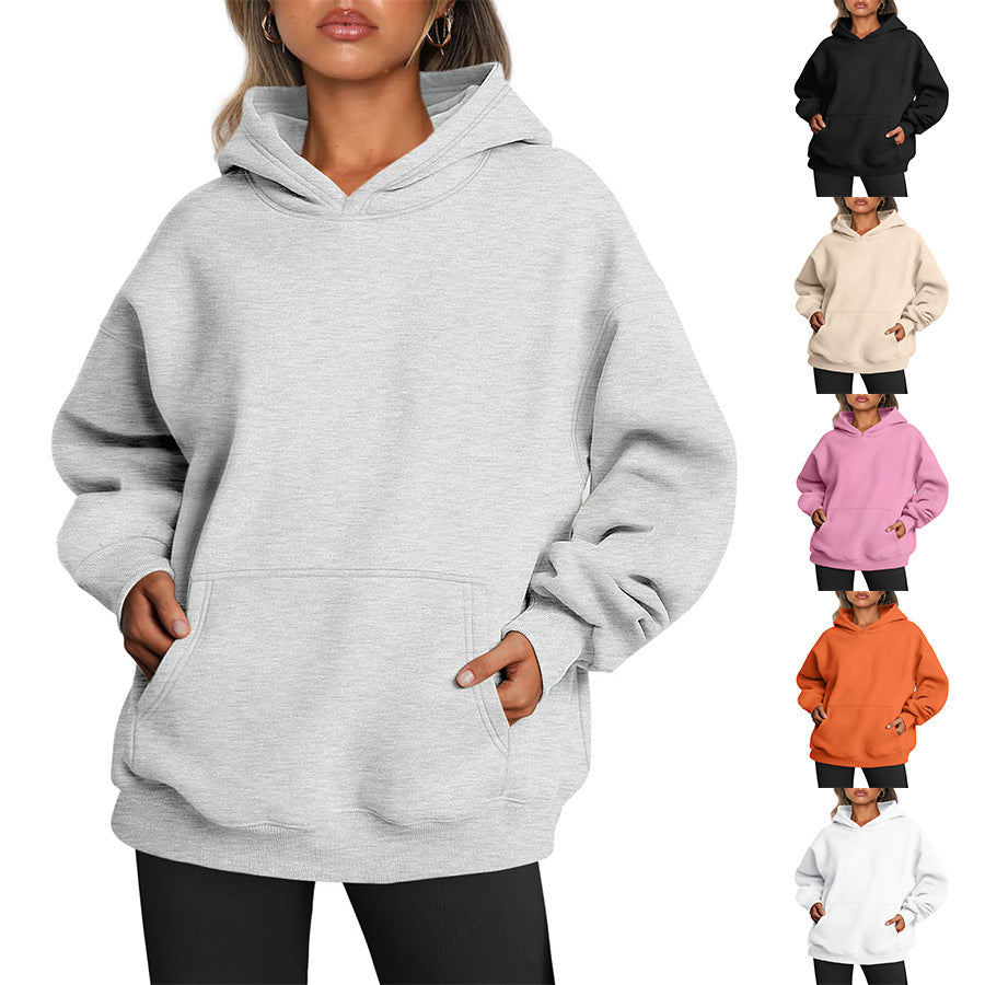 Oversized Hoodies Women’s Loose Fit Fleece Sweatshirts With Pocket – Comfy Winter Pullover