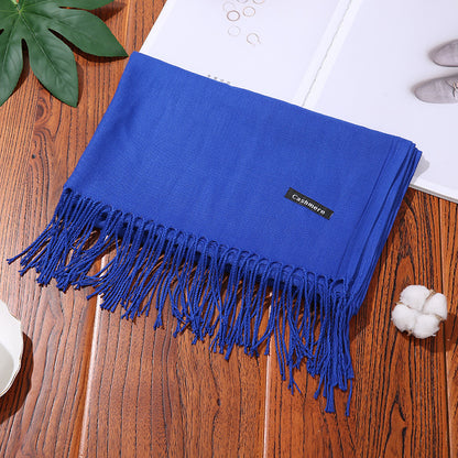 Designer Women Scarf | Winter Shawl Wraps | Soft Cotton Yarn Scarf 70x200CM