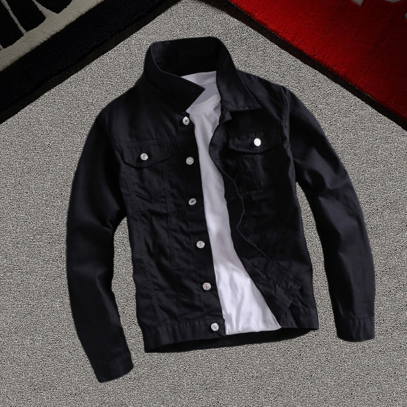 Denim Jacket Men | Lightweight Vinylon Fabric Casual Outerwear Coat
