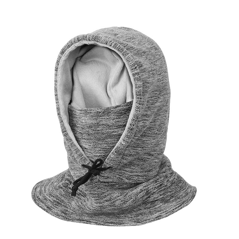Winter Cycling Cap - Windproof Thickened Pullover Hat With Cold-Proof Scarf For Men Women