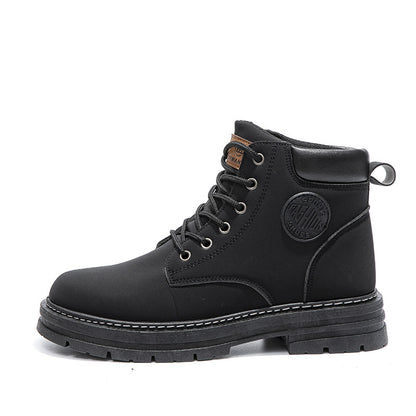 Mens Winter Boots | Waterproof Chunky Heel Fashion Ankle Boots