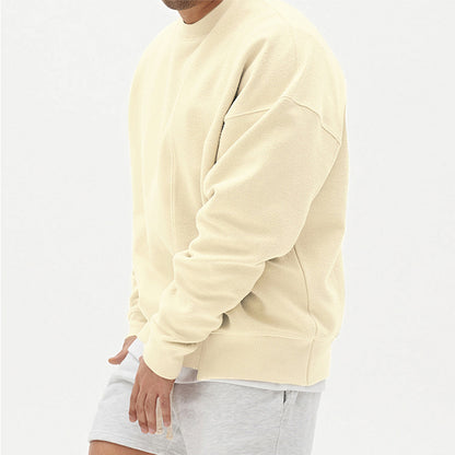 Men's Loose Pullover Round Neck Sweater | Cotton Blend | Comfortable Fit