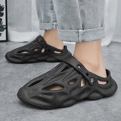 Men's Summer Beach Shoes | EVA Sole Lightweight Water Shoes | Comfortable Slip-On Footwear