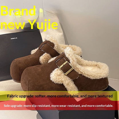 Fleece Cotton Slippers – Cozy Closed Toe Women’s Indoor Shoes With Anti-Slip Sole