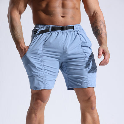 Athletic Shorts Men | Men's Cargo Shorts With Elastic Waistband & Pockets