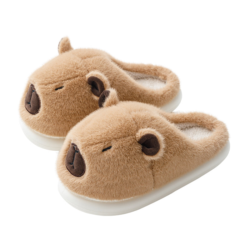 Cotton Slippers Women | Plush Insulated Indoor Slippers With Thick EVA Sole