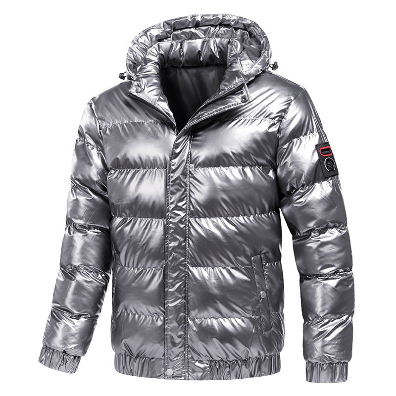 Motorcycle Coat Men | Cotton Filled Zipper Front Warm Winter Jacket