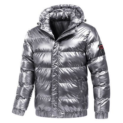 Motorcycle Coat Men | Cotton Filled Zipper Front Warm Winter Jacket