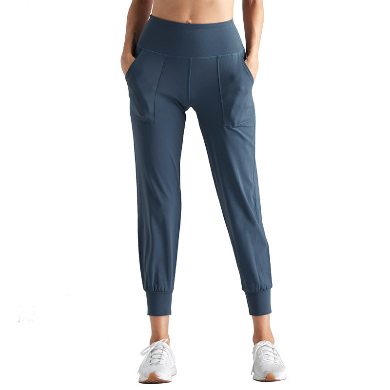 Fitness Capri Pants | Breathable Polyester Blend Fabric | Slim Fit Yoga Leggings