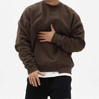 Men's Loose Pullover Round Neck Sweater | Cotton Blend | Comfortable Fit