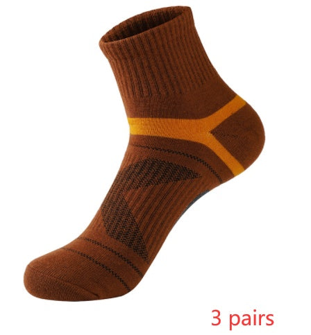 Basketball Socks | Breathable Cotton Sports Socks | Warm Winter Jacquard Design