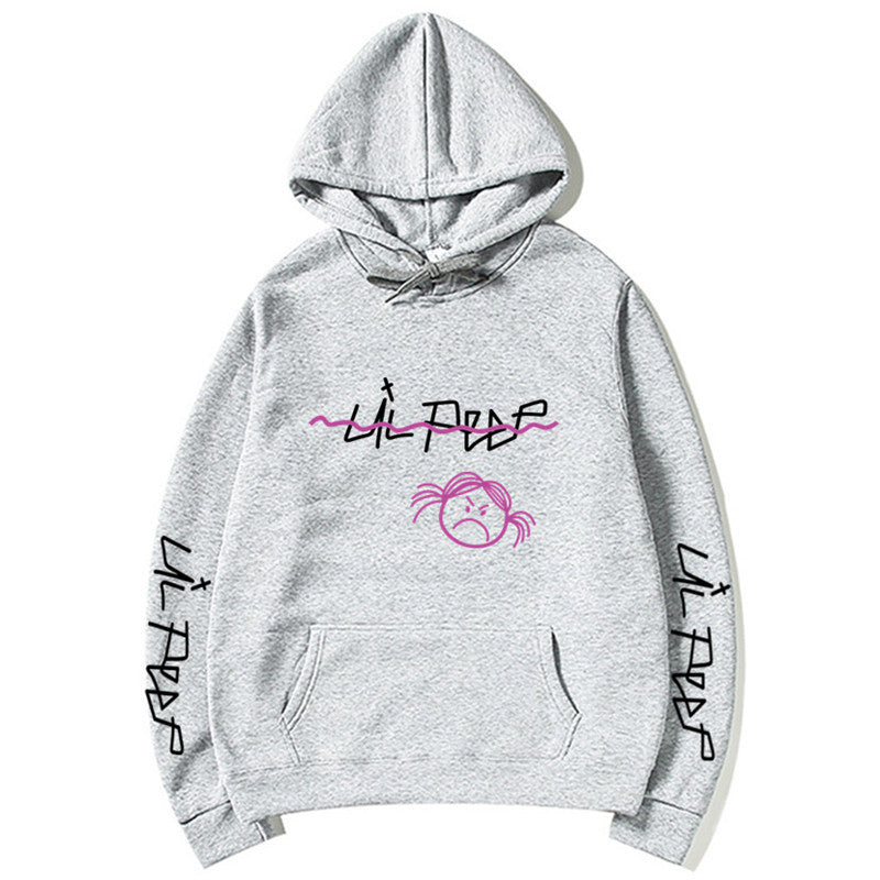 Lil Peep Hoodies - Graphic Hooded Sweatshirt | Loose Fit Pullover Fleece