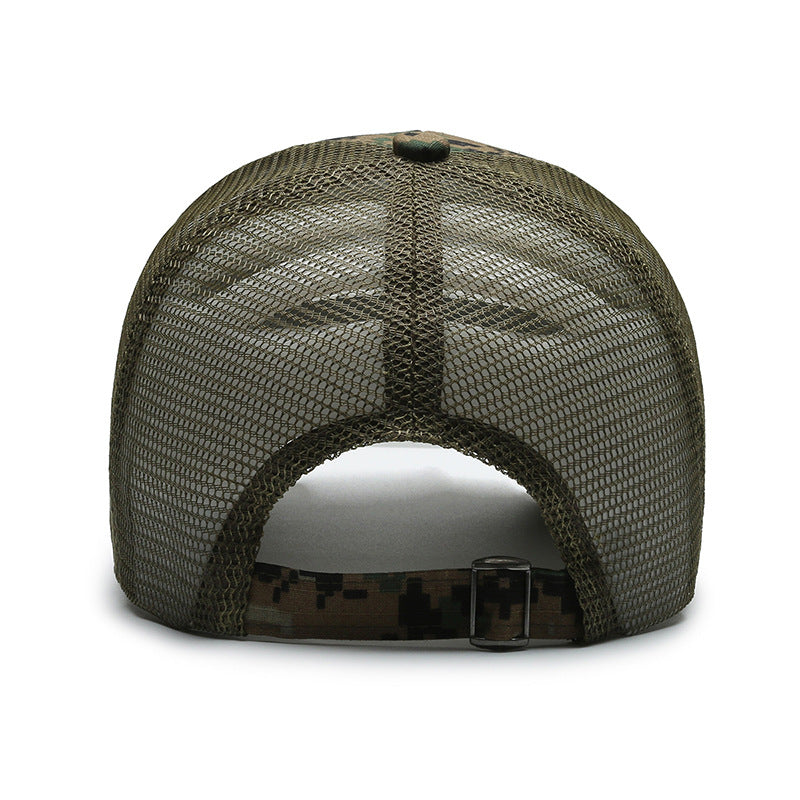 Camouflage Baseball Hat – Adjustable Camo Cap With Breathable Sunshade