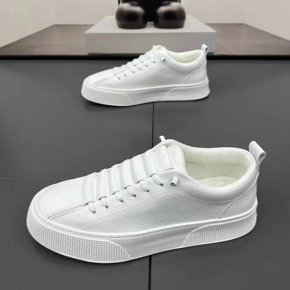 Men's Sports Shoes - Low Cut Sneakers With Breathable Mesh Lining