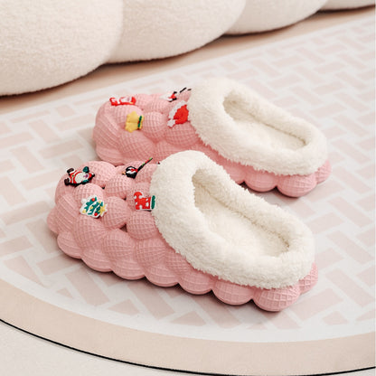 Winter Hole Shoes | EVA Slippers With Warm Toe Holders & Hollow Out Design