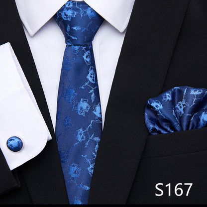 Men's Patterned Ties | European Style Neckwear Set With Silk Patterns