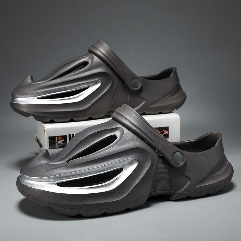 Men Beach Shoes – Lightweight Waterproof Beach Sandals Men Slip-Ons