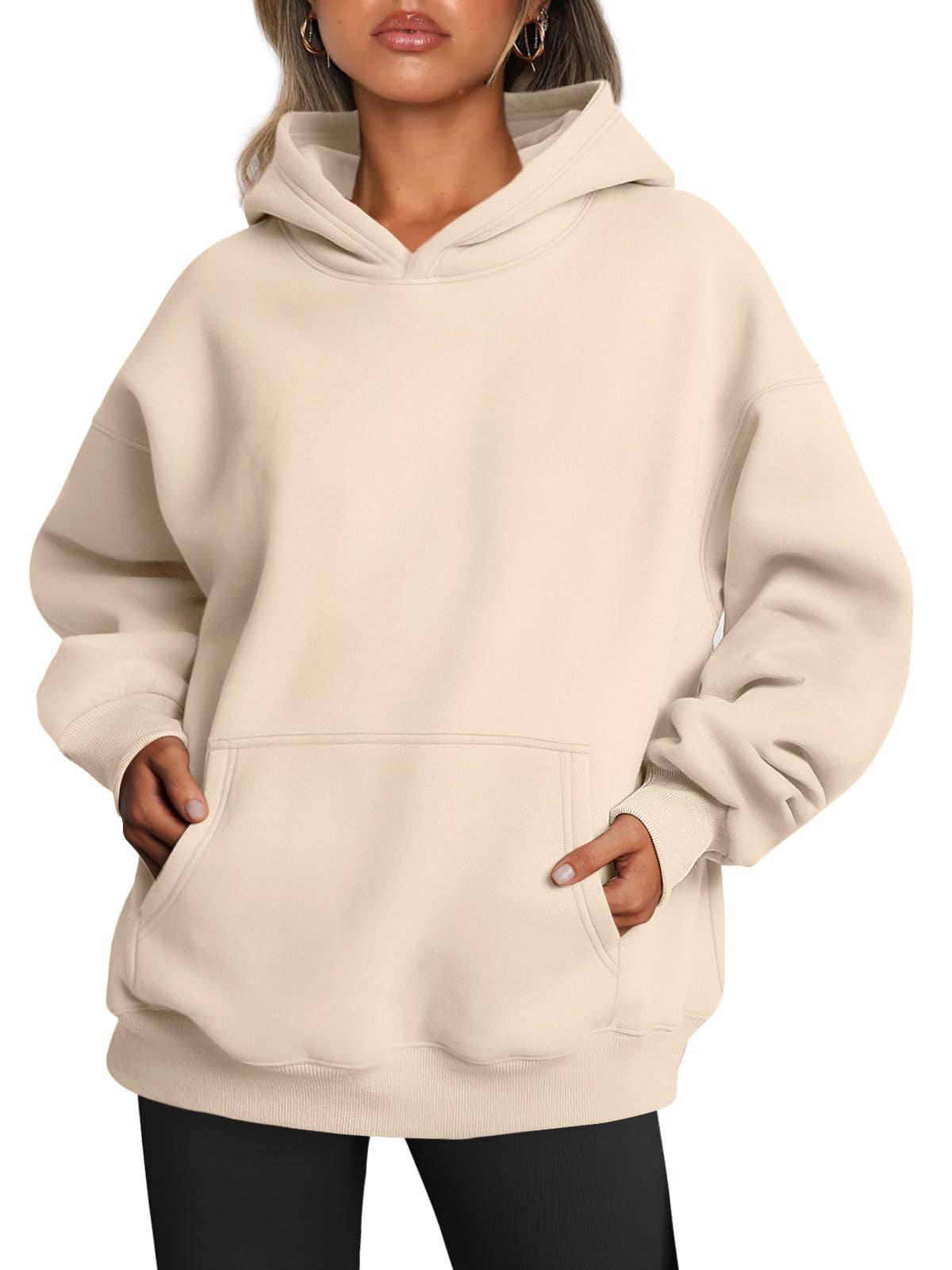 Oversized Hoodies Women’s Loose Fit Fleece Sweatshirts With Pocket – Comfy Winter Pullover