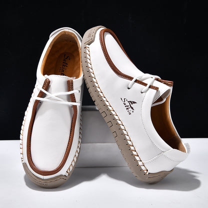 Casual Lace-Up Shoes | Soft Sole Shoes | Comfortable Walking Footwear