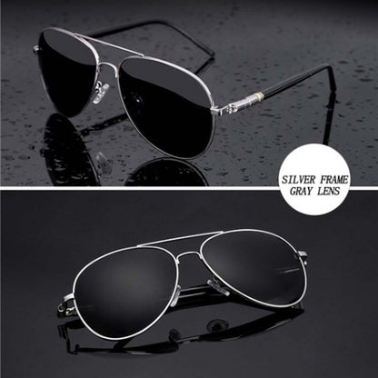 Polarized Driver Sunglasses | Mirror Lens TAC Lens Sunglasses | Alloy Metal Frame