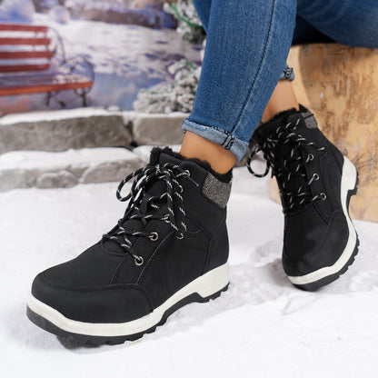 Women's Suede Boots | Warm Winter Footwear With Non Slip Rubber Sole