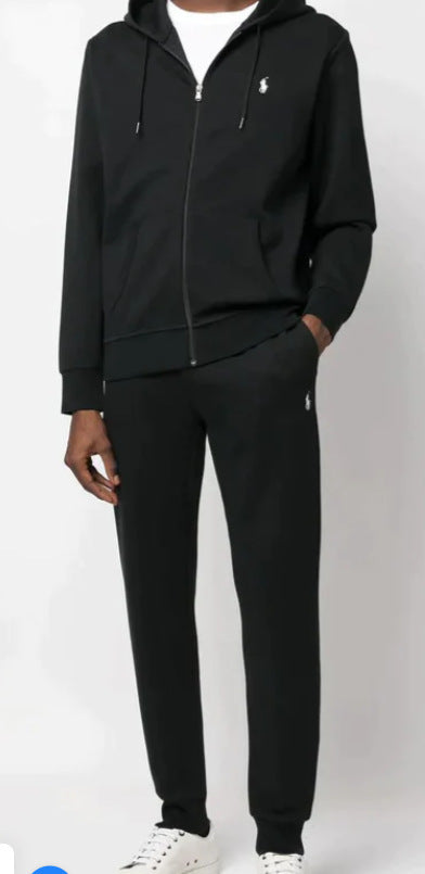 Men's Sweater Suit - Comfortable Hoodie And Pants Combo, Polyester Fiber Clothing