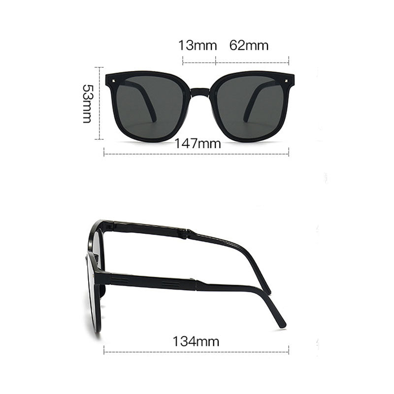 Folding Sunglasses | Lightweight Foldable Eyewear With UV Protection Glasses