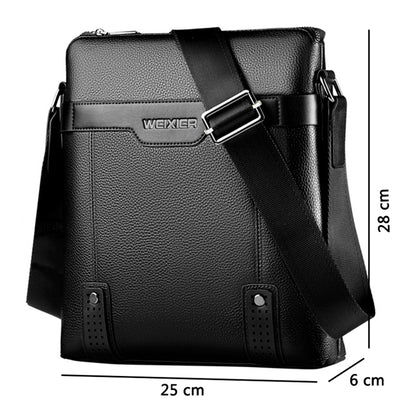 Men Messenger Bags | Stylish PU Leather Crossbody With Zipper Closure