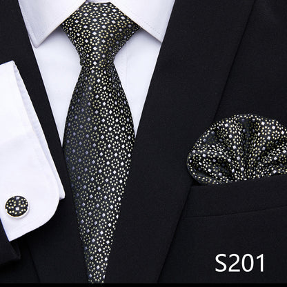 Men's Patterned Ties | European Style Neckwear Set With Silk Patterns