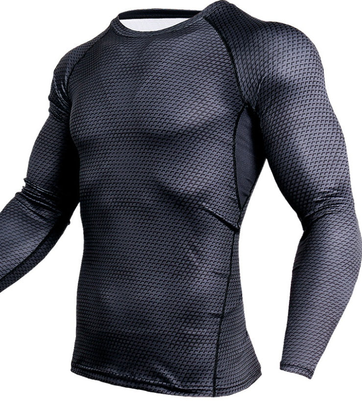 Men Gym Running Shirt | Quick Dry Compression Workout Tee | Breathable Fitness Top