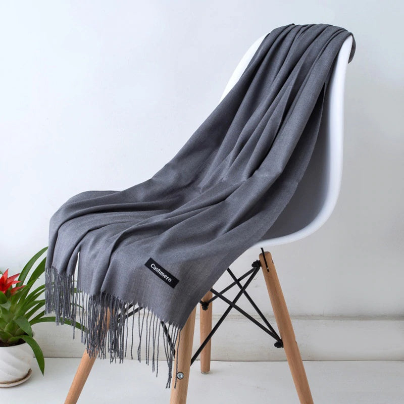 Designer Women Scarf | Winter Shawl Wraps | Soft Cotton Yarn Scarf 70x200CM