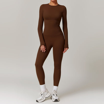 Quick-Drying Yoga Suit | Fitness Tracksuit With High Waist Leggings & Breathable Sportswear