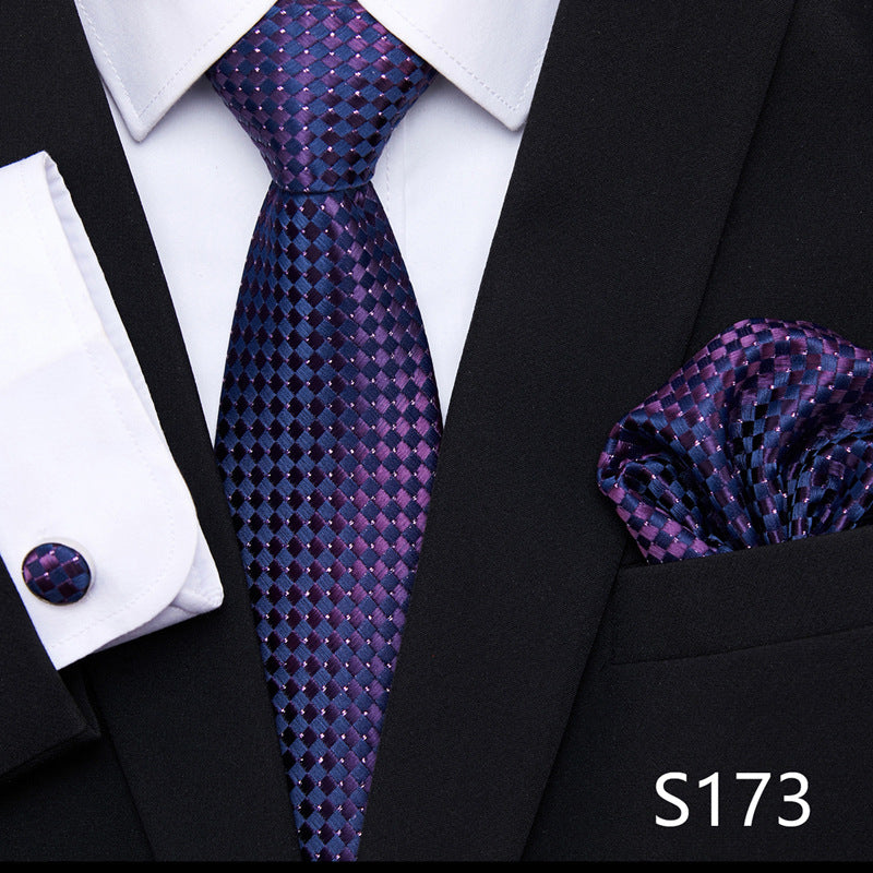 Men's Patterned Ties | European Style Neckwear Set With Silk Patterns