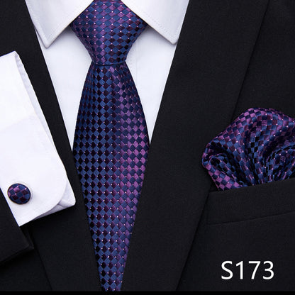 Men's Patterned Ties | European Style Neckwear Set With Silk Patterns