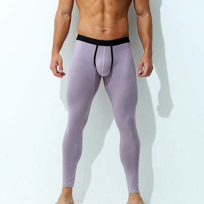 Modal Pants Men | Lightweight Casual Capri Trousers | Breathable Fabric Comfort