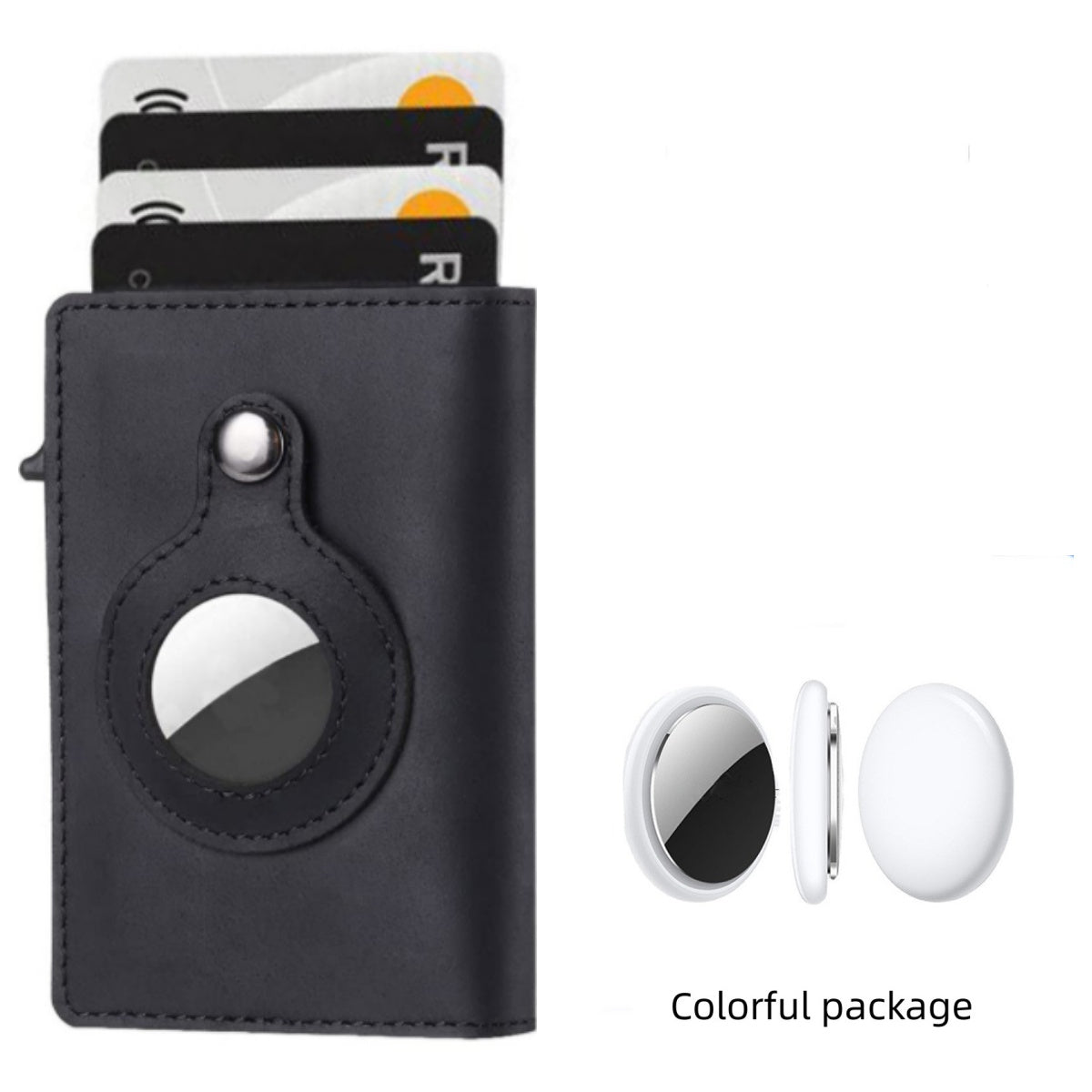 Leather Slim Wallet | RFID Card Holder & Anti Theft Bullet Card Bag for Men