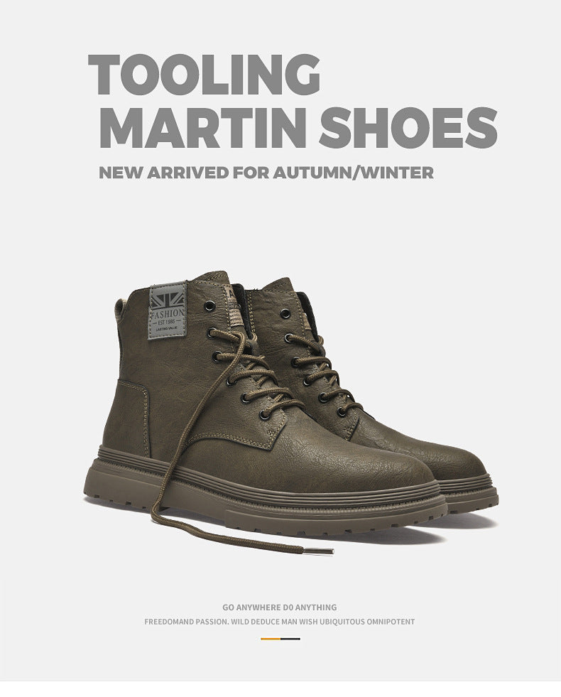 Leather Business Shoes - Men's Genuine Cowhide British Casual Dress Shoes