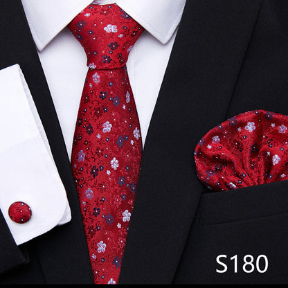 Men's Patterned Ties | European Style Neckwear Set With Silk Patterns