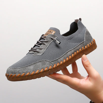 Breathable Casual Shoes | Lightweight Mesh Sneakers With Rubber Sole